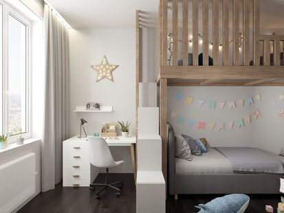 Фото № 1: Дизайн-проект трехкомнатной квартиры 73.45  м² Стиль Минимализм для ЖК Московский