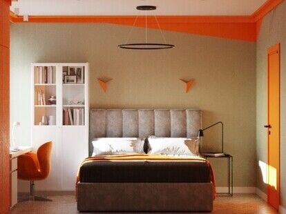 Фото № 2: Дизайн-проект четырехкомнатной квартиры 59.15  м² Стиль Эклектика для ЖК Тополя