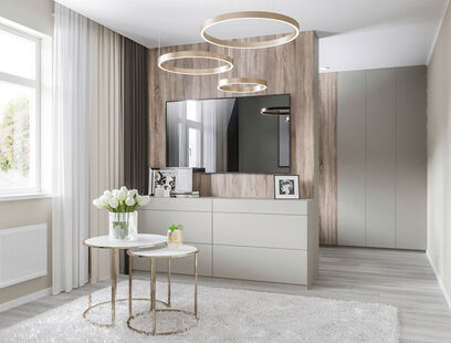 Фото № 5: Дизайн-проект трехкомнатной квартиры 77.7  м² Современный стиль для ЖК в г. Санкт-Петербург