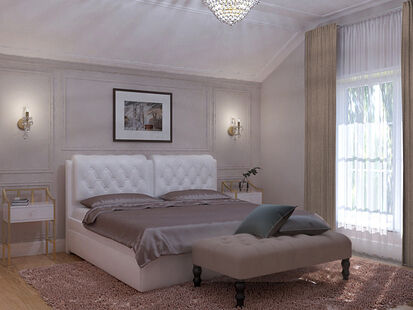 Фото № 2: Дизайн-проект дома/коттеджа 48.98  м² Стиль Современная классика для трехэтажного коттеджа в г. подольск