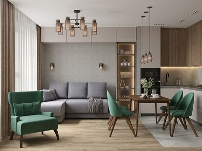 Фото № 1: Дизайн-проект дома/коттеджа 92.9  м² стиль Модернизм для частного дома в г. москва