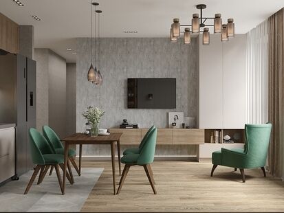 Фото № 3: Дизайн-проект дома/коттеджа 92.9  м² стиль Модернизм для частного дома в г. москва