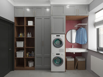 Фото № 5: Дизайн-проект дома/коттеджа 122.05  м² Стиль Эклектика для этажа частного дома в днп белаго