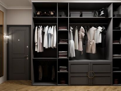 Фото № 3: Дизайн-проект дома/коттеджа 87.75  м² Современный стиль для этажа многоуровневой квартиры в г. пушкино