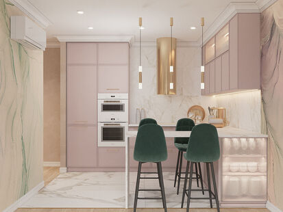 Фото № 5: Дизайн-проект дома/коттеджа 86.81  м² Стиль Эклектика для частного дома в г. москва