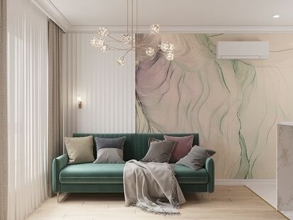 Фото № 2: Дизайн-проект дома/коттеджа 86.81  м² Стиль Эклектика для частного дома в г. москва