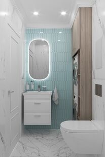 Фото № 3: Дизайн-проект дома/коттеджа 86.81  м² Стиль Эклектика для частного дома в г. москва