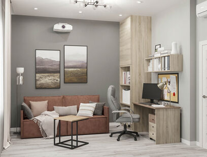 Фото № 6: Дизайн-проект дома/коттеджа 59.3  м² стиль Модернизм для этажа частного дома