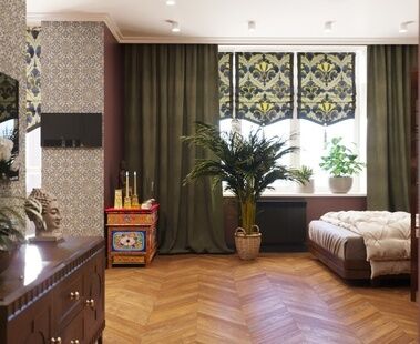 Фото № 5: Дизайн-проект трехкомнатной квартиры 76.1  м² Стиль Модернизм для ЖК Люблинский Парк