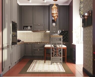 Фото № 2: Дизайн-проект трехкомнатной квартиры 76.1  м² Стиль Модернизм для ЖК Люблинский Парк