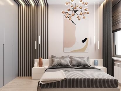 Фото № 6: Дизайн-проект пятикомнатной квартиры 64.0  м² Стиль Современный для ЖК 1147