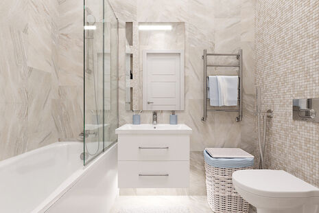 Фото № 4: Дизайн-проект пятикомнатной квартиры 64.0  м² Стиль Современный для ЖК 1147