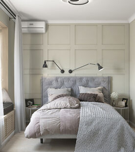 Фото № 3: Дизайн-проект двухкомнатной квартиры 49.0  м² Скандинавский стиль для ЖК Молодогвардейская, 36