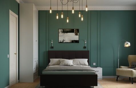 Фото № 6: Дизайн-проект трехкомнатной квартиры 75.85  м² Современный стиль для ЖК Московский