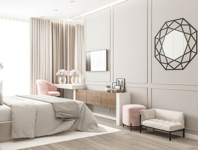 Фото № 1: Дизайн-проект двухкомнатной квартиры 67.7  м² стиль Модернизм для ЖК Настроение