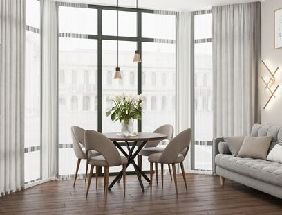 Фото № 3: Дизайн-проект трехкомнатной квартиры 55.8  м² стиль Модернизм для ЖК в г. Санкт-Петербург