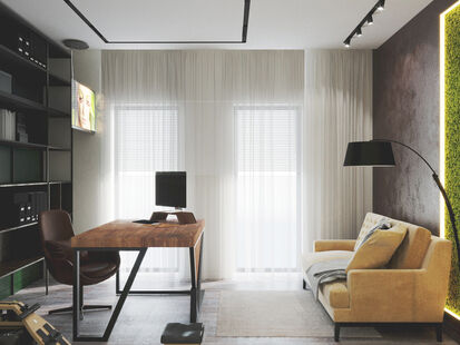 Фото № 1: Дизайн-проект таунхауса 101.71  м² стиль Модернизм для таунхауса