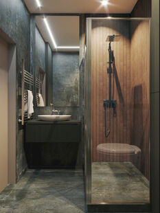 Фото № 3: Дизайн-проект таунхауса 101.71  м² стиль Модернизм для таунхауса