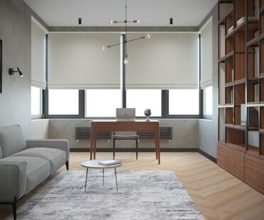 Фото № 6: Дизайн-проект четырехкомнатной квартиры 119.5  м² Современный стиль Пороект выполнен для ЖК Свой