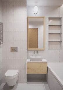 Фото № 3: Дизайн-проект четырехкомнатной квартиры 119.5  м² Современный стиль Пороект выполнен для ЖК Свой