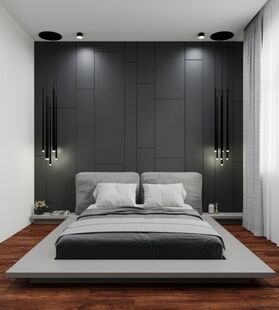 Фото № 6: Дизайн-проект четырехкомнатной квартиры 96.0  м² стиль Модернизм Пороект выполнен для ЖК Усадьба в Садовниках