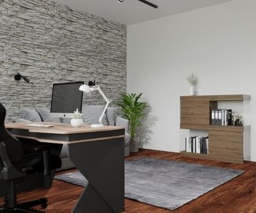 Фото № 4: Дизайн-проект четырехкомнатной квартиры 96.0  м² стиль Модернизм Пороект выполнен для ЖК Усадьба в Садовниках