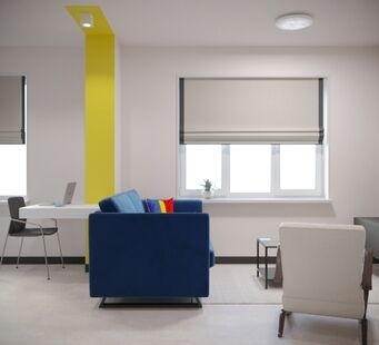 Фото № 4: Дизайн-проект однокомнатной квартиры 31.2  м² Стиль Поп-арт Пороект выполнен для ЖК Бригантина