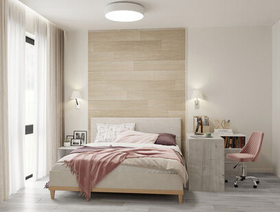 Фото № 1: Дизайн-проект трехкомнатной квартиры 76.5  м² стиль Модернизм Пороект выполнен для ЖК Дискавери Парк