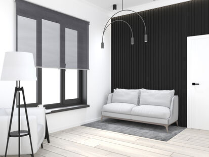 Фото № 3: Дизайн-проект четырехкомнатной квартиры 110.6  м² стиль Модернизм для ЖК в Новой Москве