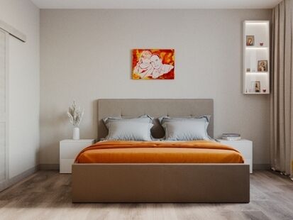 Фото № 3: Дизайн-проект трехкомнатной квартиры 117.45  м² Современный стиль для ЖК Фламинго