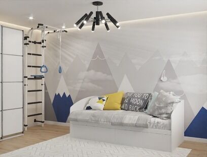 Фото № 5: Дизайн-проект трехкомнатной квартиры 65.07  м² Скандинавский стиль для ЖК в г. Братск