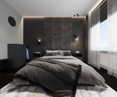 Фото № 1: Дизайн-проект двухкомнатной квартиры 39.9  м² Стиль Лофт Пороект выполнен для ЖК Испанские Кварталы