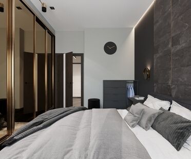 Фото № 3: Дизайн-проект двухкомнатной квартиры 39.9  м² Стиль Лофт Пороект выполнен для ЖК Испанские Кварталы