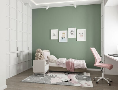 Фото № 2: Дизайн-проект четырехкомнатной квартиры 81.99  м² Современный стиль для ЖК Зеленая Линия