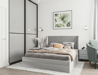 Фото № 5: Дизайн-проект четырехкомнатной квартиры 81.99  м² Современный стиль для ЖК Зеленая Линия