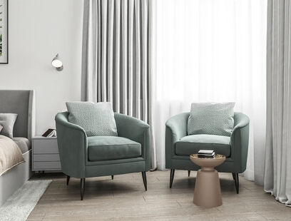 Фото № 3: Дизайн-проект четырехкомнатной квартиры 81.99  м² Современный стиль для ЖК Зеленая Линия