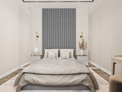 Фото № 5: Дизайн-проект четырехкомнатной квартиры 95.29  м² Современный стиль для ЖК Ты и Я