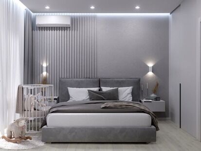 Фото № 6: Дизайн-проект двухкомнатной квартиры 36.8  м² стиль Модернизм для ЖК Дискавери Парк