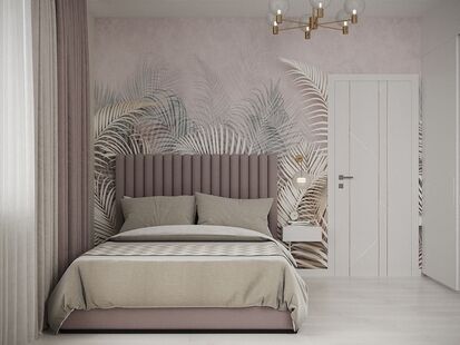 Фото № 4: Дизайн-проект четырехкомнатной квартиры 107.79  м² стиль Модернизм для ЖК в поселении Сосенское