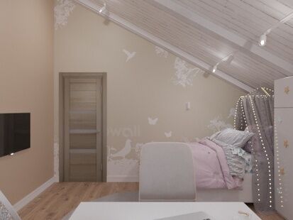 Фото № 6: Дизайн-проект дома/коттеджа 71.7  м² Стиль Эклектика для этажа частного дома