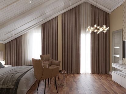 Фото № 5: Дизайн-проект дома/коттеджа 71.7  м² Стиль Эклектика для этажа частного дома