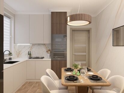 Фото № 4: Дизайн-проект дома/коттеджа 72.6  м² стиль Модернизм для этажа частного дома