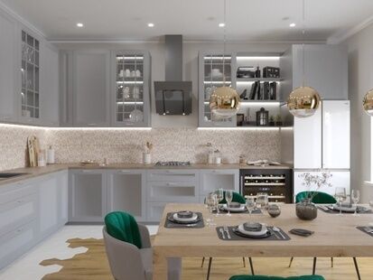 Фото № 3: Дизайн-проект дома/коттеджа 88.8  м² Стиль Эклектика для этажа частного дома