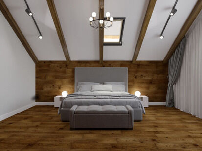 Фото № 1: Дизайн-проект дома/коттеджа 89.2  м² Стиль Эклектика для этажа частного дома