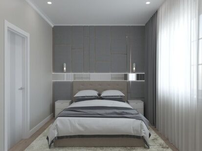 Фото № 2: Дизайн-проект дома/коттеджа 104.5  м² Стиль Кантри для одноэтажного дома