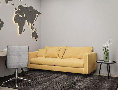 Фото № 2: Дизайн-проект трехкомнатной квартиры 65.13  м² Современный стиль для ЖК Новые Котельники