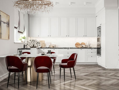 Фото № 6: Дизайн-проект дома/коттеджа 87.9  м² Стиль Современная классика для частного дома