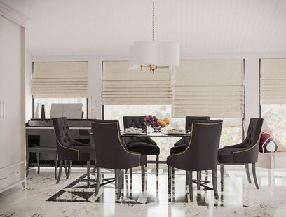 Фото № 3: Дизайн-проект кухни-гостиной 67.0  м² Стиль Арт-деко для ЖК Московский