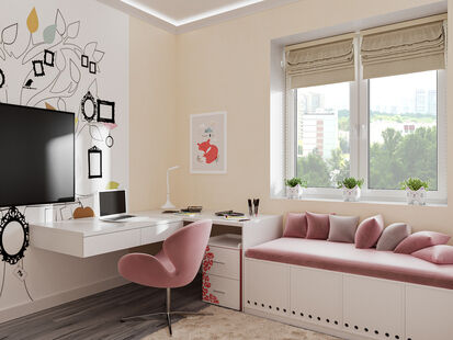 Фото № 4: Дизайн-проект дома/коттеджа 135.35  м² Современный стиль для этажа частного дома