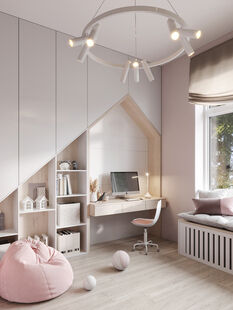 Фото № 6: Дизайн-проект дома/коттеджа 126.9  м² стиль Модернизм для этажа частного дома